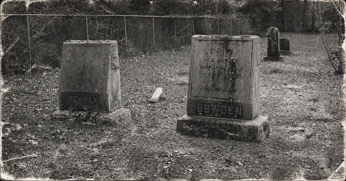 Bowden Road aka "Demons Road" and Martha Chapel Cemetery