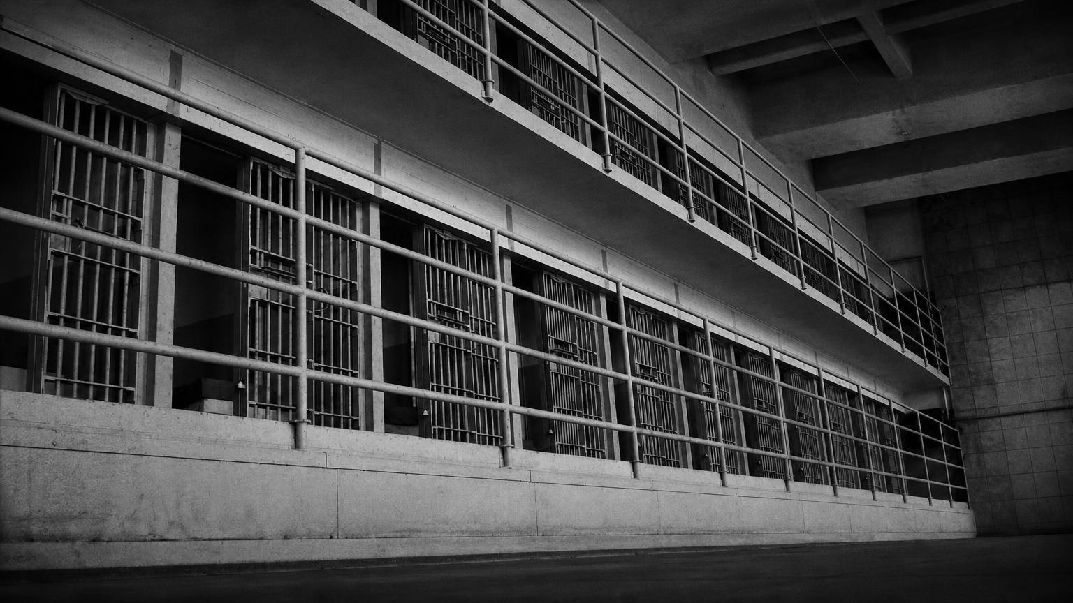 Monochrome editorial rendering of Maine State Prison, Maine.
