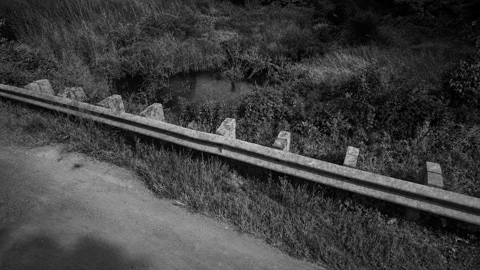 Monochrome editorial rendering of Siren Bridge Hauntings, Wisconsin.